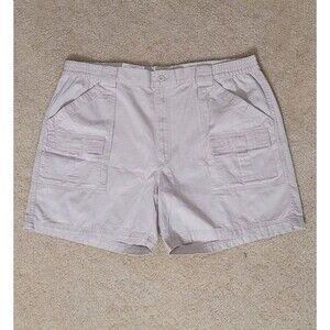 NWT St. John's Bay Cargo Shorts Mens 44 Beige Hiking Camping Walking Out…